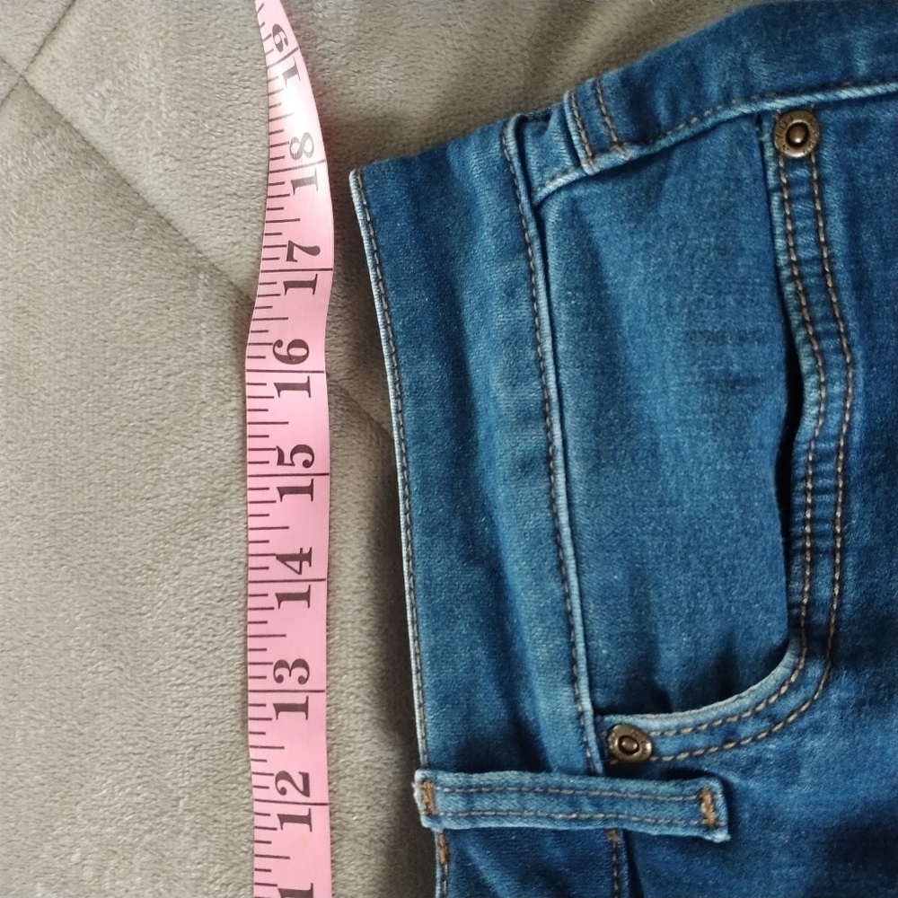 NYDJ Marilyn Straight Lift & Tuck Raw Hem Jeans 14P - Picture 11 of 13
